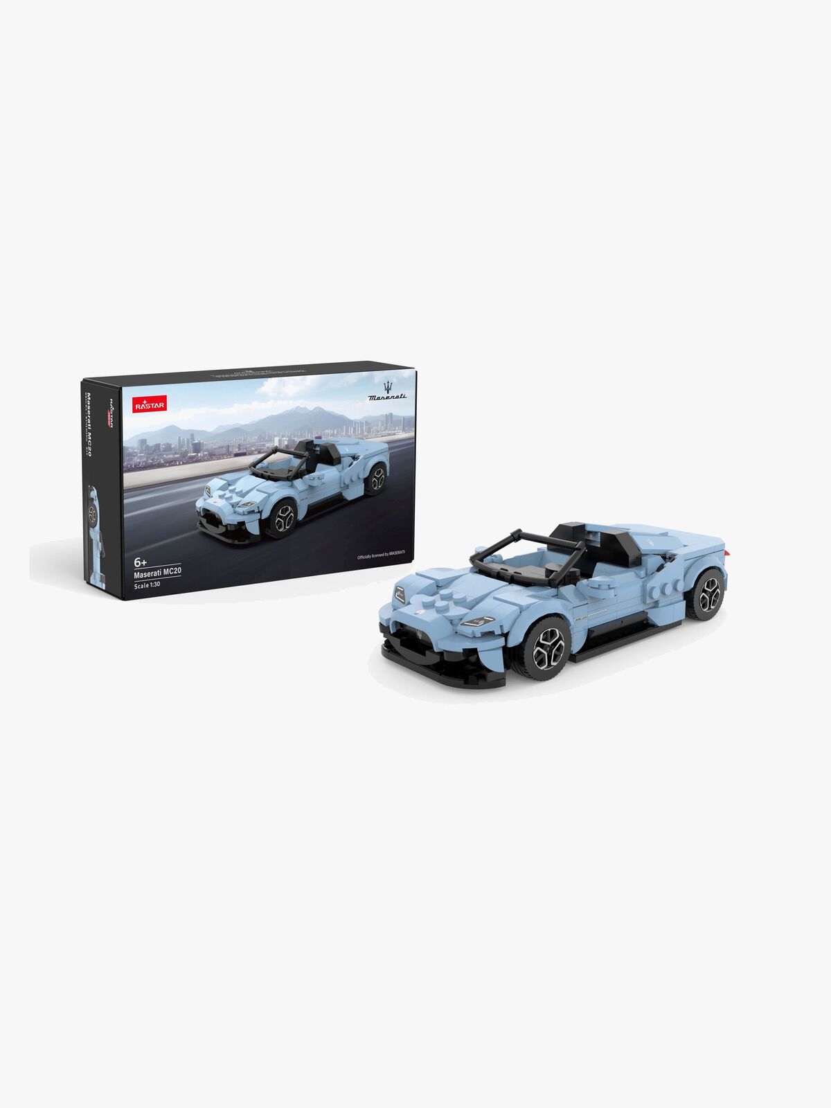 Rastar Maserati MC20 Bricks Rennauto 1:30, Blau