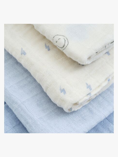 Pippi Musselintuch 8er-Pack, Celestial Blue