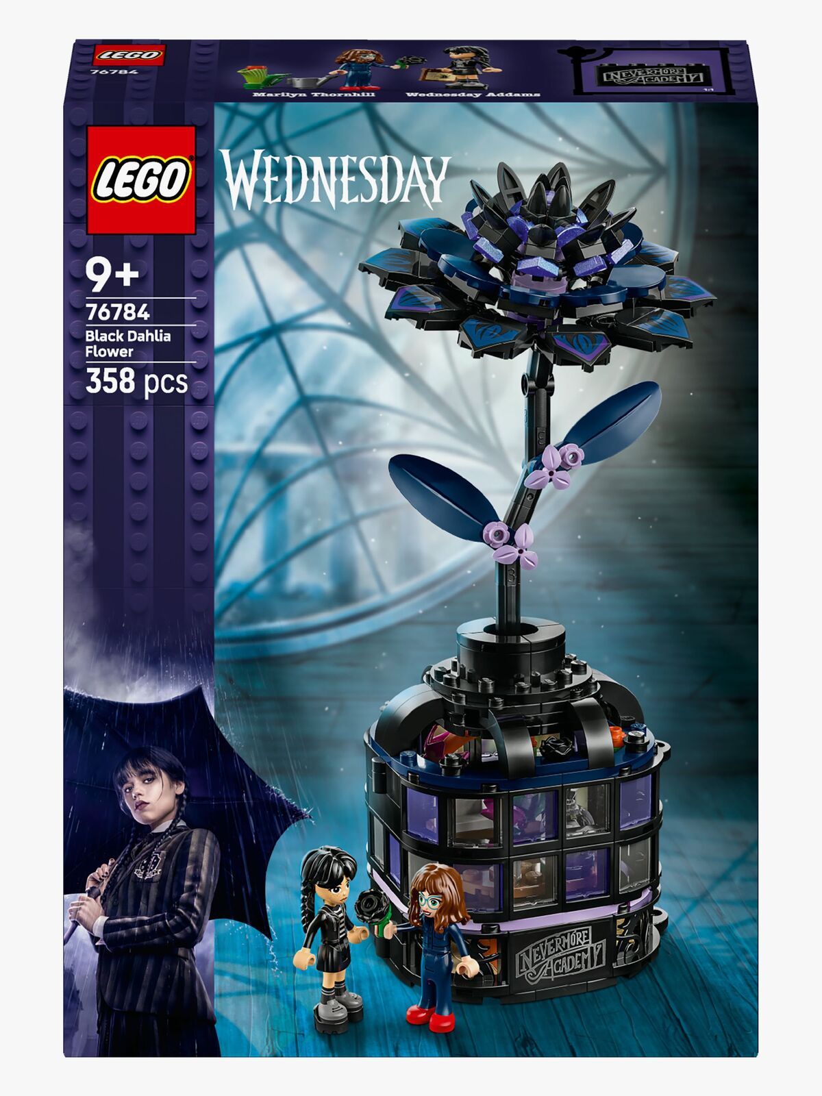 LEGO Wednesday 76784 Schwarze Dahlie