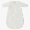 Jollein Schlafsack mit abnehmbaren Ärmeln Rund 60 cm, Rib Ivory