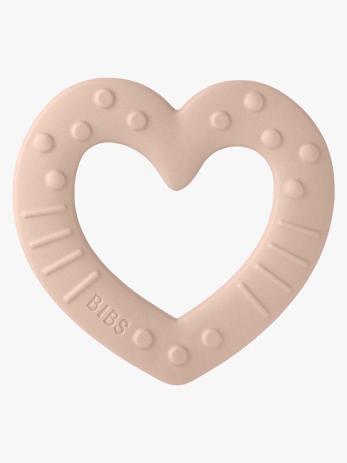 BIBS Baby Bitie Beißspielzeug Heart,  Blush