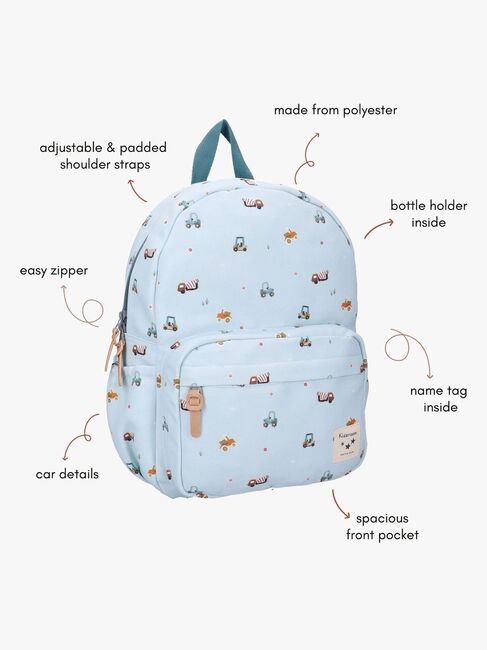 Kidzroom Rucksack Little Story, Blau