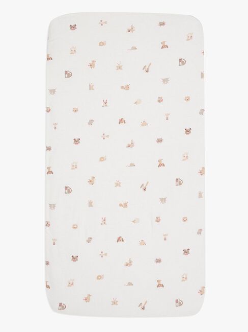 Jollein Spannbettlaken 40x80, Animal Friends