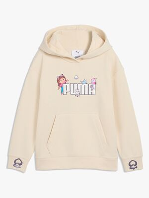 Puma Gabby's Dollhouse Lockerer Kapuzenpullover, Weiß