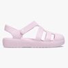 Crocs Classic Fisherman Kids Pantoffeln, Pink Milk