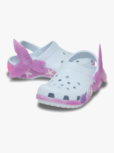 Crocs Classic Mermaid Pantoffeln, Vapor Ice