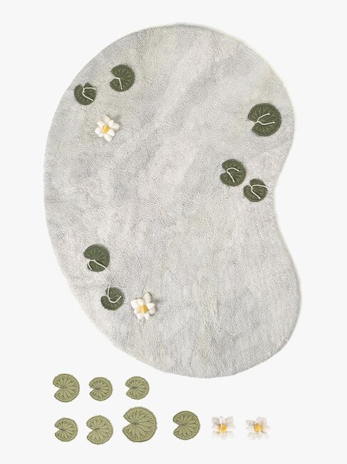 Lorena Canals Waschbarer Spielteppich 130x170 cm Schwan