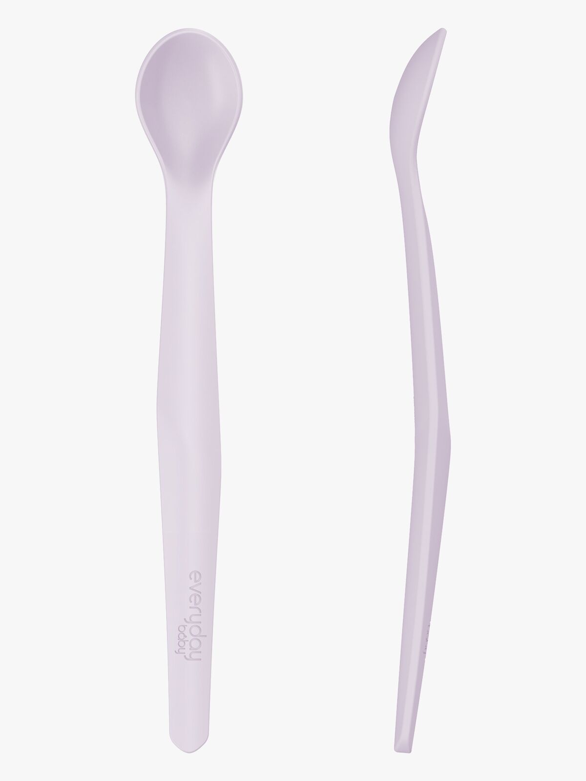 Everyday Baby Löffel Silikon 2er-Pack, Lavendelfarben