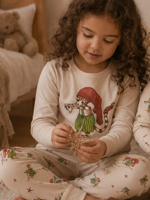 Geggamoja Pettersson Und Findus Pyjama 2-Teilig, Beige 3867-16-1448_2.jpg