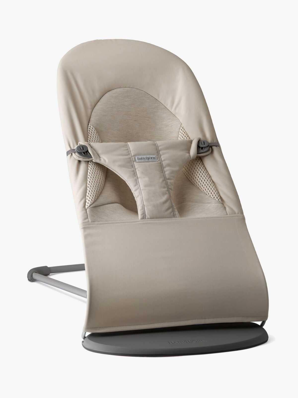 BabyBjörn Balance Soft Babywippe Tri-Fabric, Sandgrau