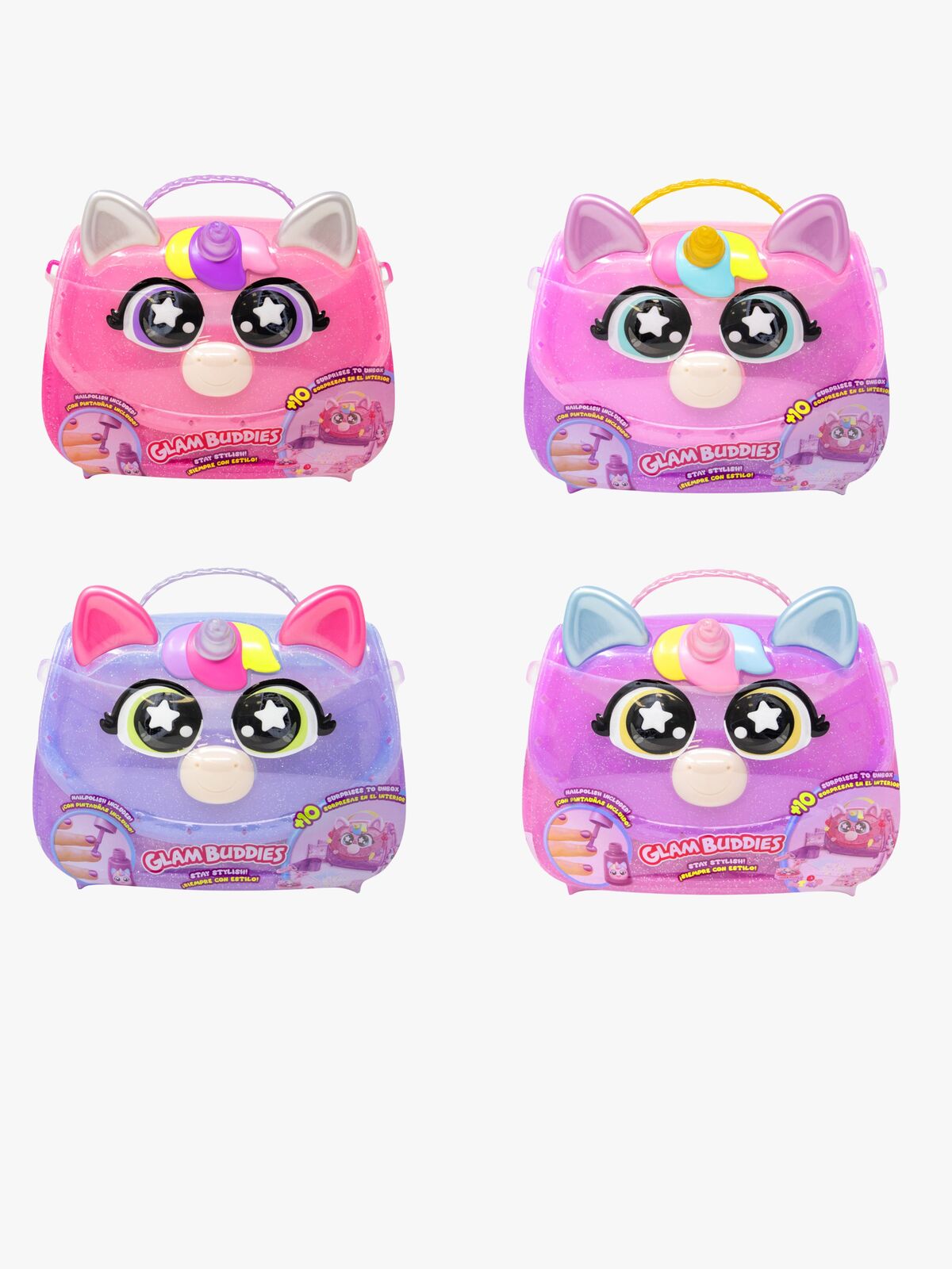 Glam buddies Nagellack-Set Im Einhorn-Koffer Gemischte Auswahl