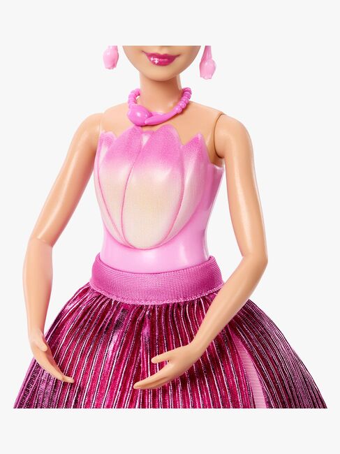 Barbie Petal Pop Flower Surprise Puppe Tulpe, Rosa