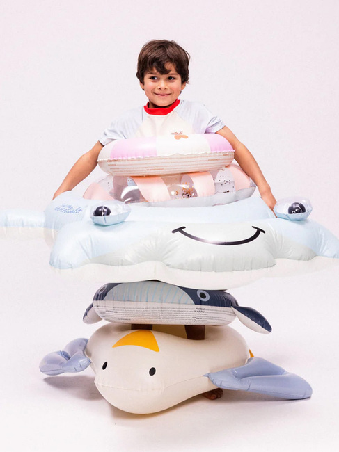 Swim Essentials Schwimmring 95 cm, Hunter The Hammerhead Shark