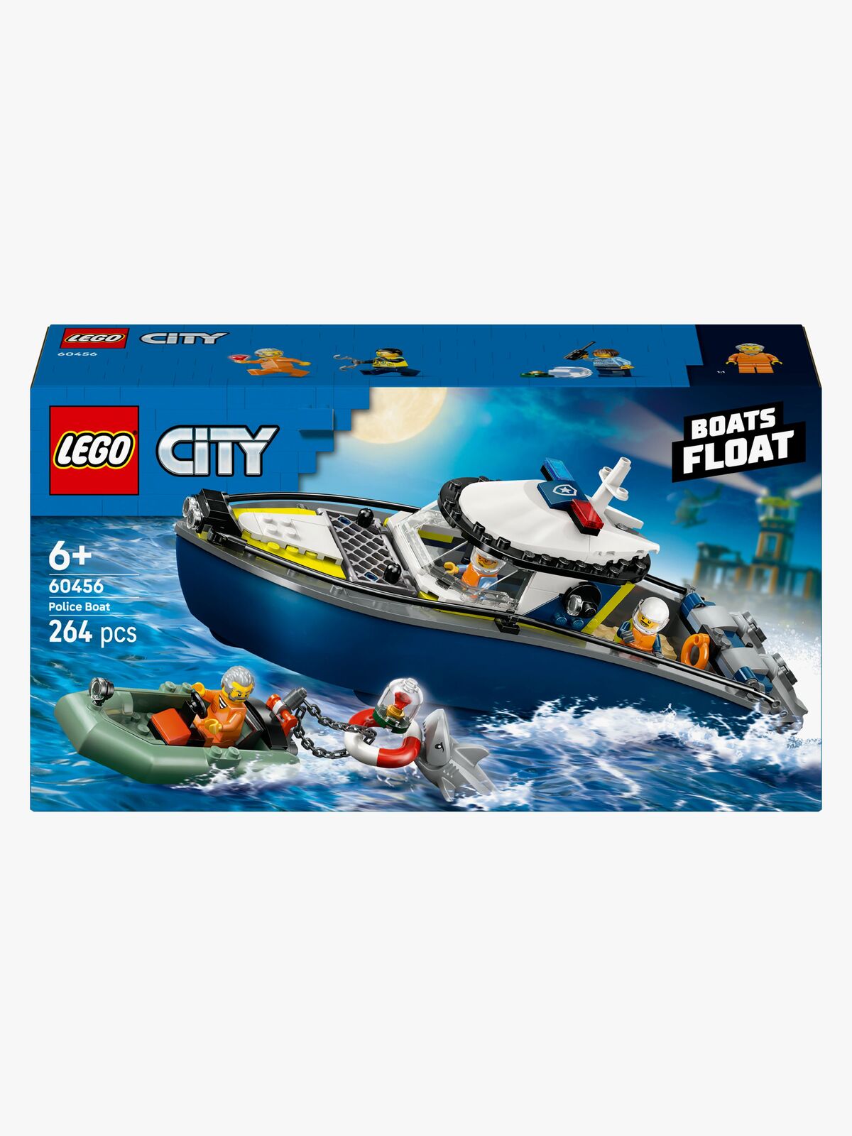 LEGO City 60456 Verfolgungsjagd im Polizeiboot