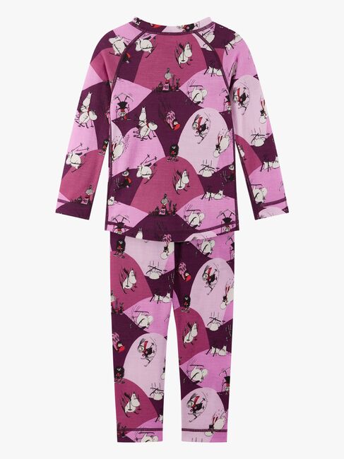 Reima Mumin Trivsam Thermounterwäsche Wollmischung, Rose Pink