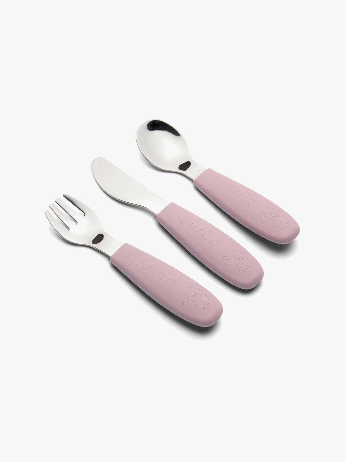 nuuroo Jana Besteck Set 3er-Pack, Woodrose