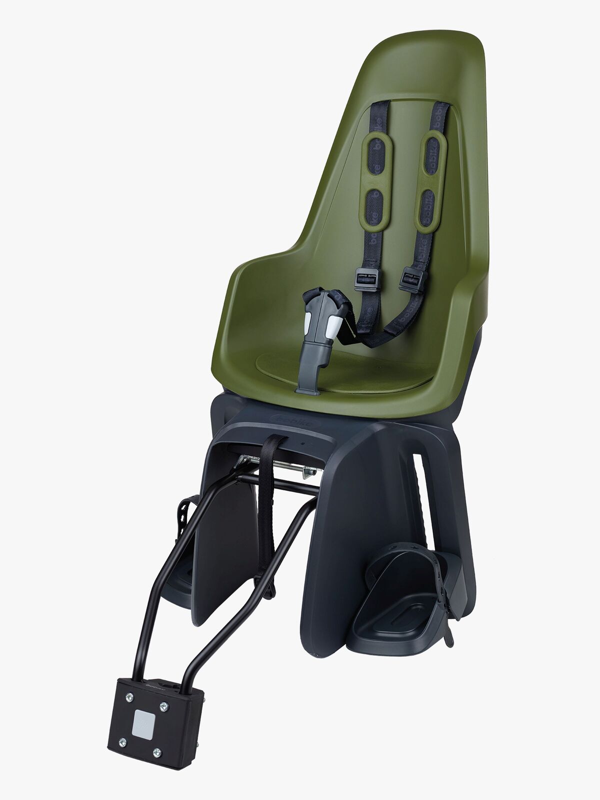 BoBike ONE Maxi Frame/Rack Mount Fahrradsitz, Olive Green