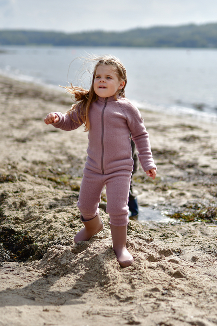 Mikk-Line Wollfilz-Hose Kind, Twilight Mauve