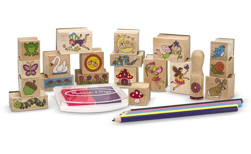 Melissa & Doug Stempel-Set Märchengarten