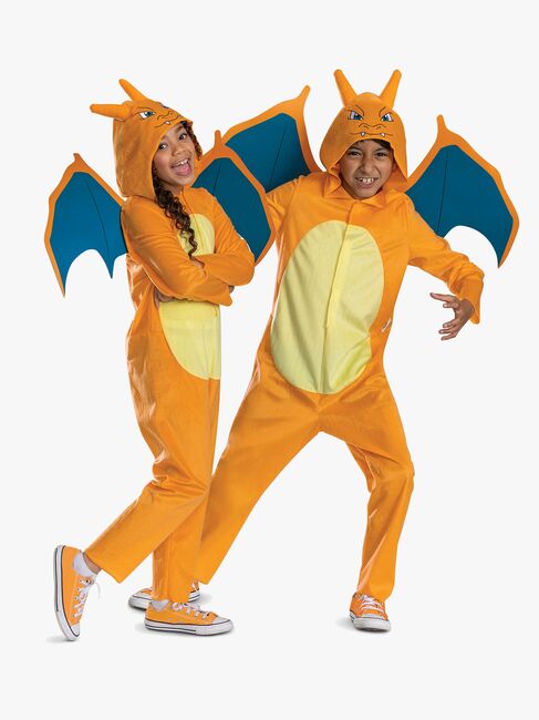 Pokémon Kostüm mit Kapuze Glurak