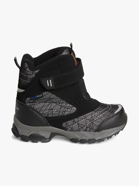 Nordbjørn Polar Reflective Winterstiefel, Schwarz