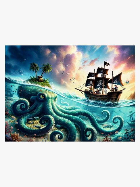 Ravensburger Puzzle Pirate Treasure 100 Teile