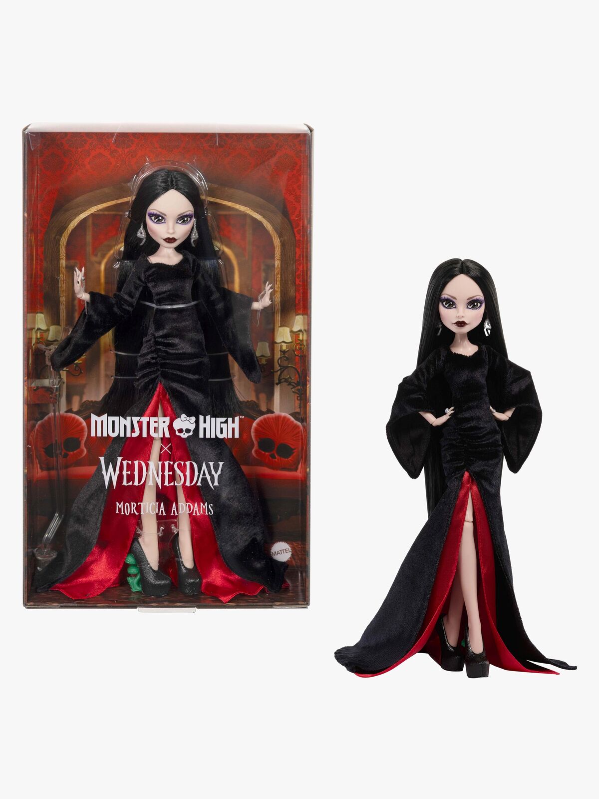 Monster High Wednesday Modepuppe Morticia