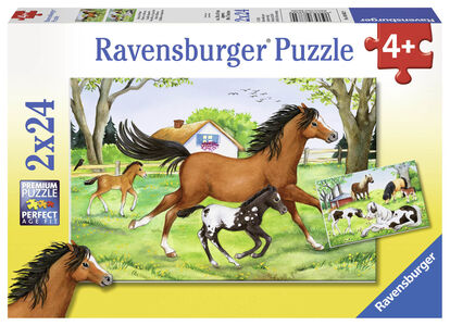 Ravensburger Puzzle Die Welt der Pferde 2x24 Teile