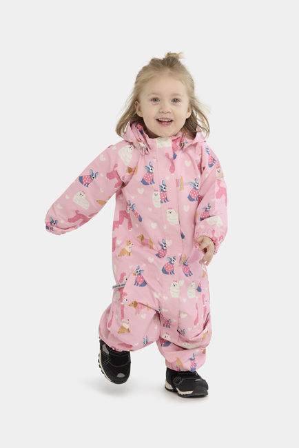 Nordbjørn Skaftö Outdoor-Overall, Puppy Love Candy Pink
