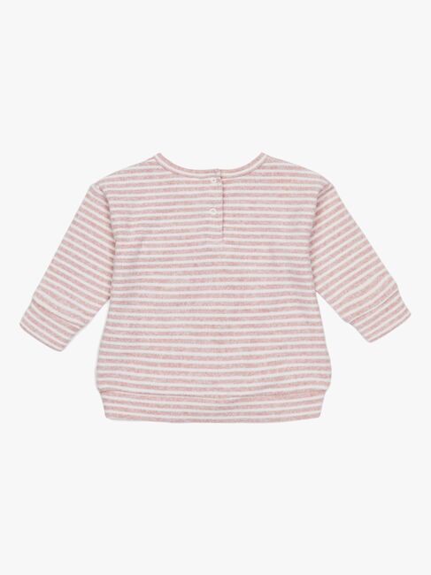 Luca & Lola Rosella Pullover Baby, Pink Stripes