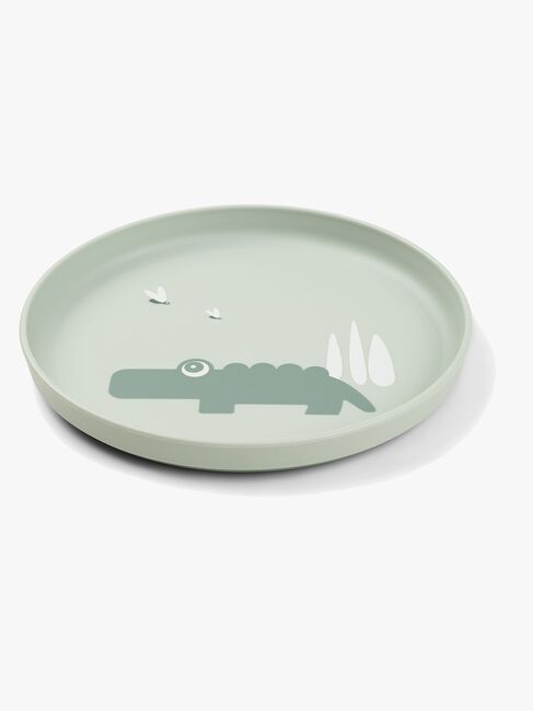 Done By Deer Foodie Teller Croco, Grün