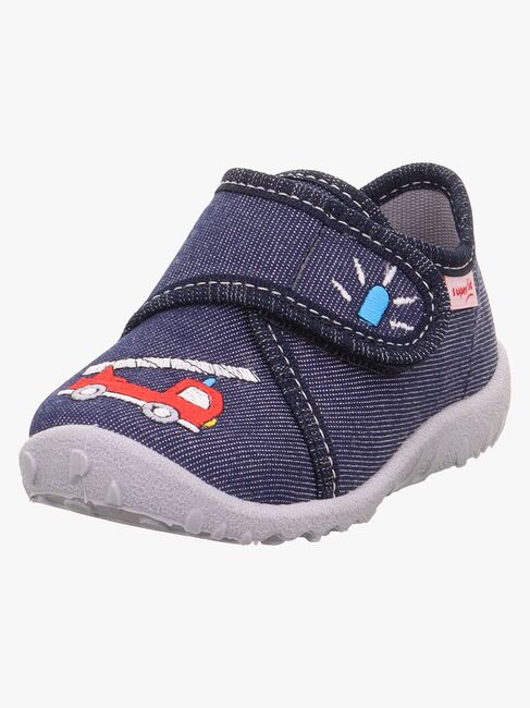 Superfit Spotty Hausschuhe, Dark Blue/Car