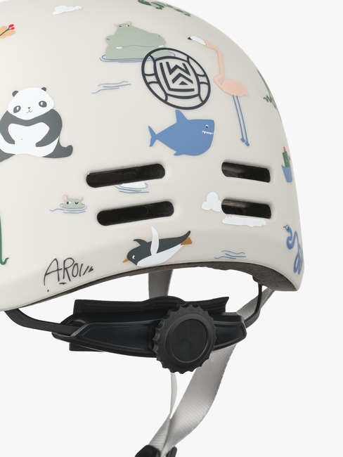 LIEWOOD Milly Fahrradhelm Größe S für Kinder, Around the World/Sandy