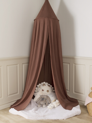 Alice & Fox Veil Betthimmel, Linen Rust