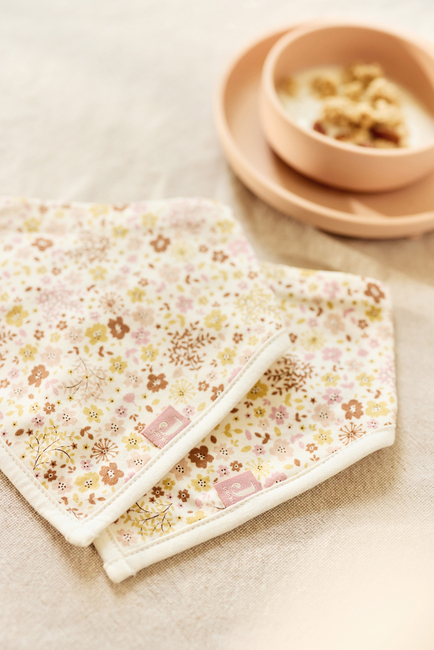 Jollein Bandana Halstuch 2er-Pack, Flower Fairies