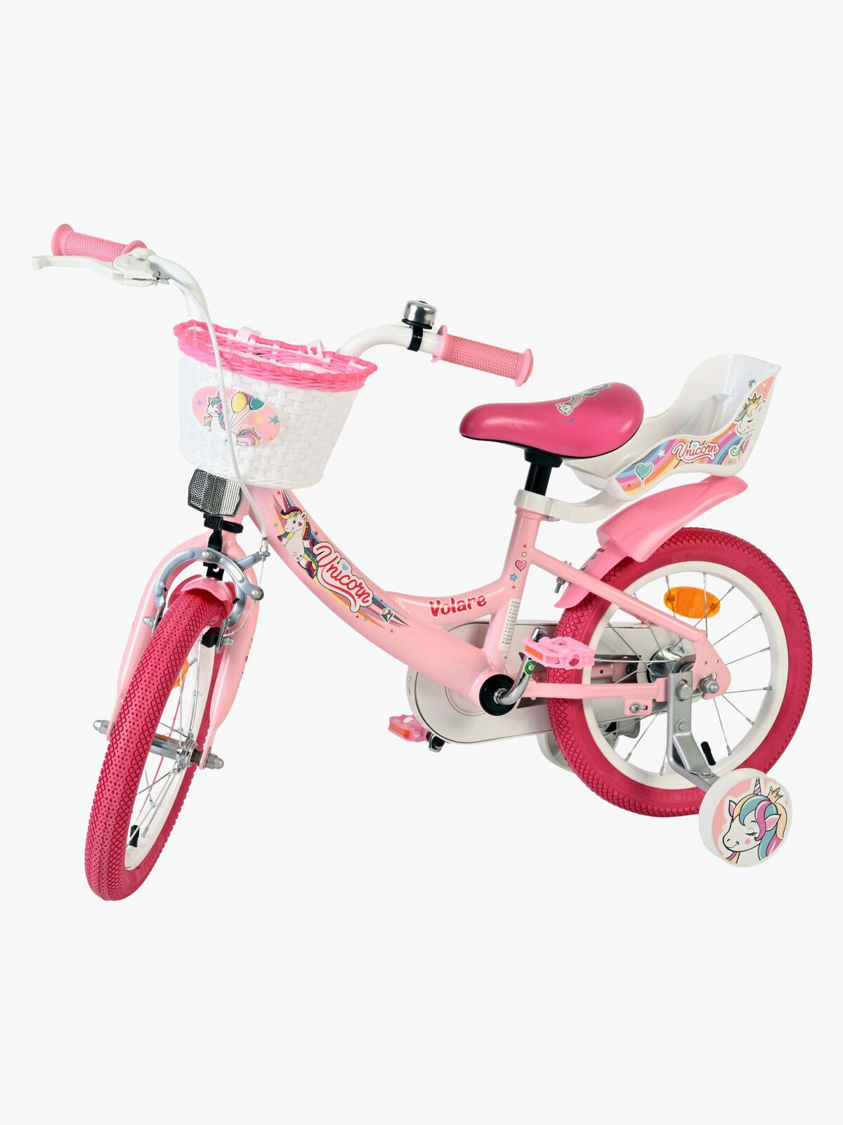 Volare Unicorn Fahrrad 14 Zoll, Rosa
