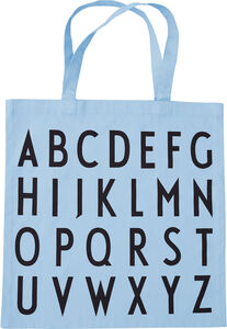 Design Letters Favourite Stoffbeutel ABC, Light Blue