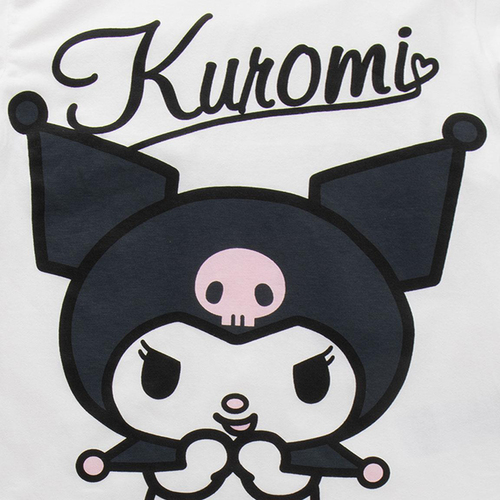 Hello Kitty Kuromi T-Shirt Und Shorts Set, Weiß