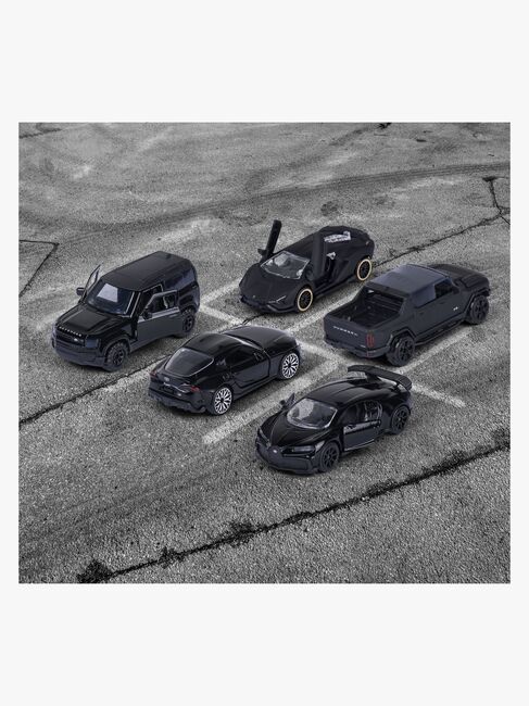 Majorette Autos Geschenkpackung 5er-Pack, Schwarz