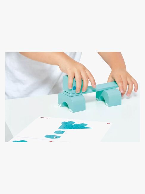 Janod Cubikosaurus Dinosaurier zum Bauen