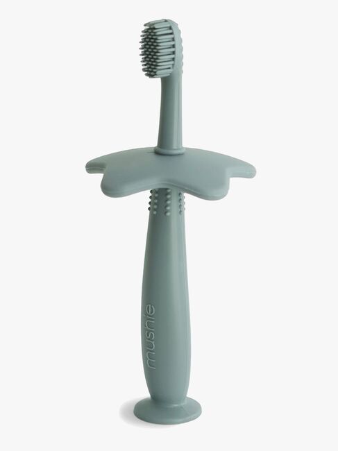 Mushie Star Lern-Zahnbürste, Cambridge Blue