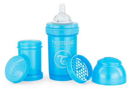 Twistshake Anti-Colic Babyflasche 180 ml, Pearl Blue