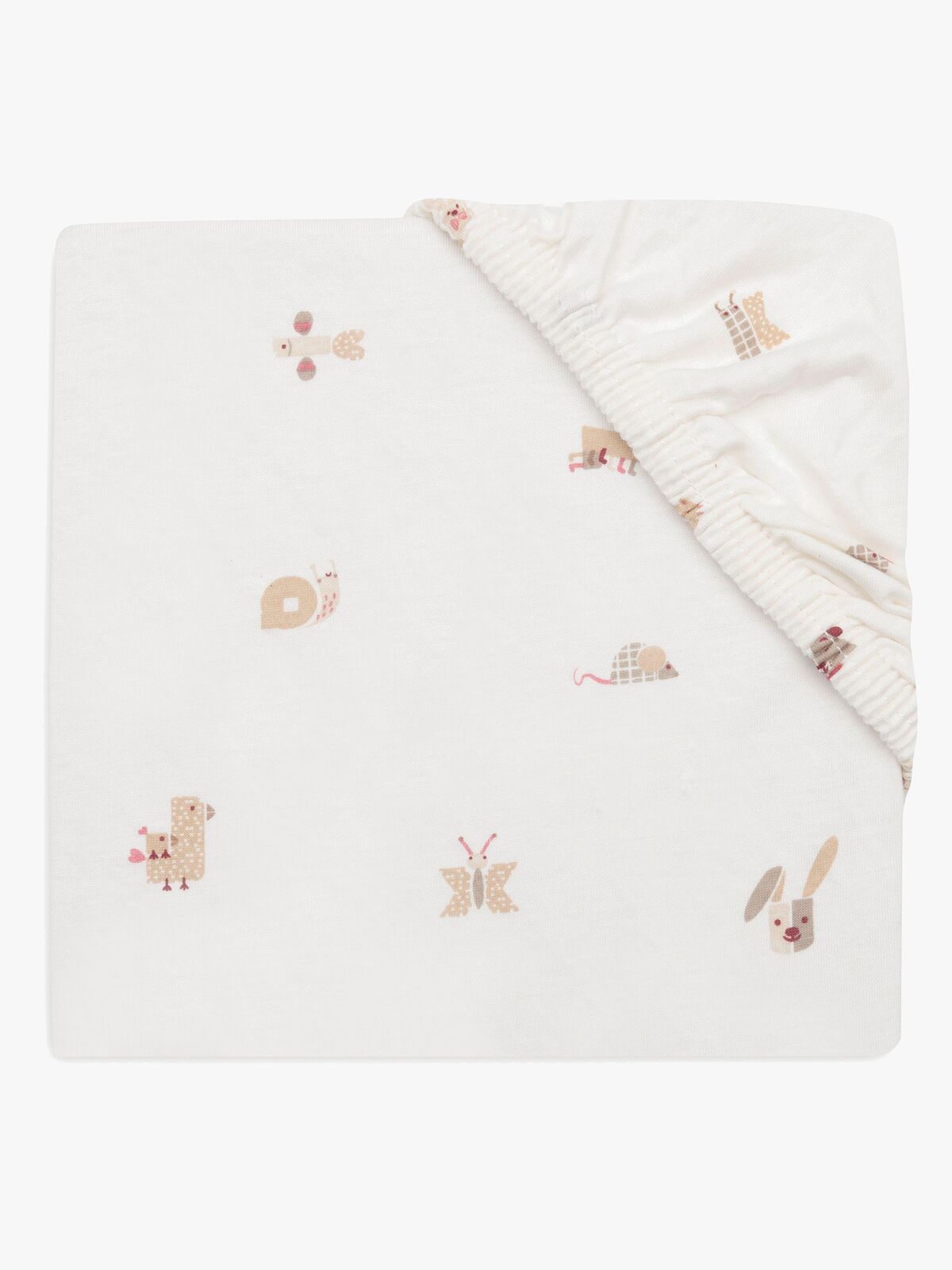 Jollein Spannbettlaken 60x120, Animal Friends