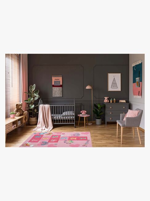 Happy Kids Teppich 120x160, Rosa