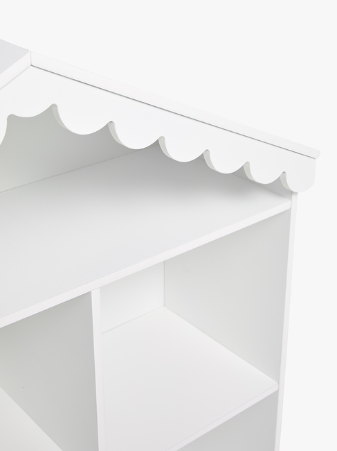 Alice & Fox Dune Bücherregal & Puppenhaus, White