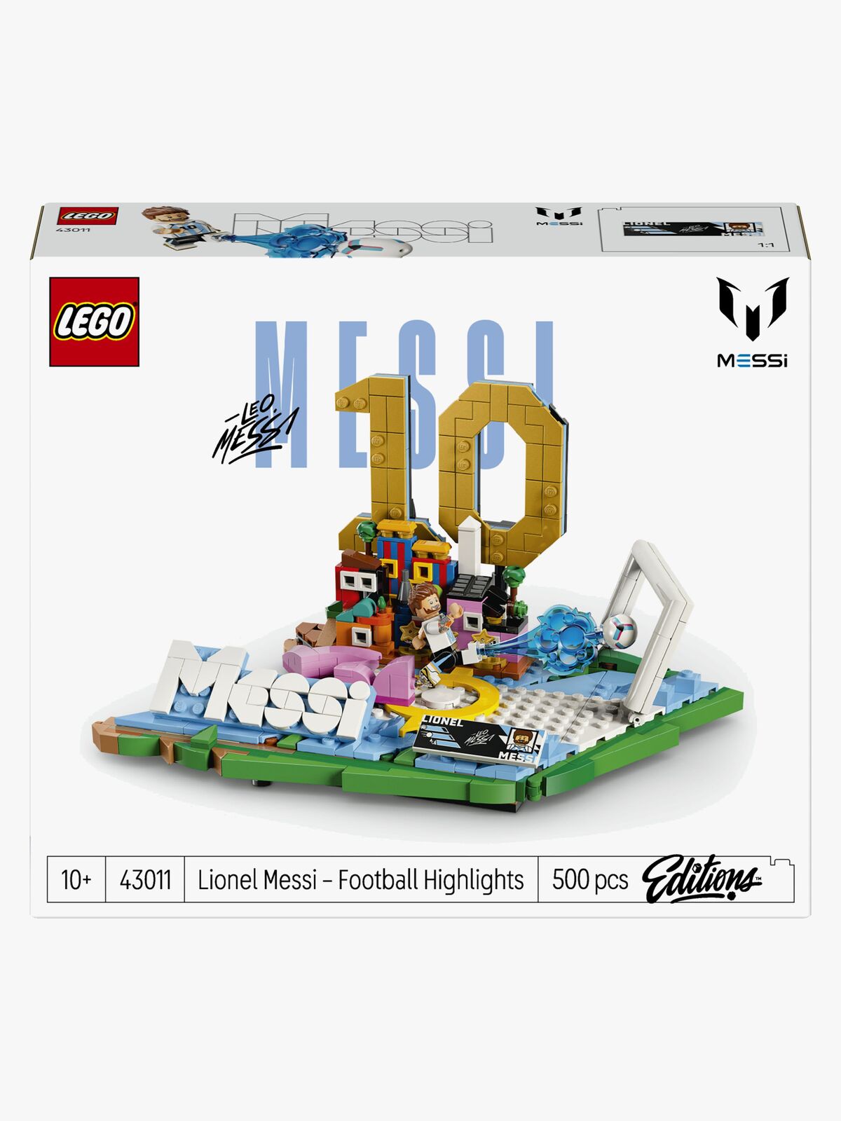 LEGO Editions Football 43011 Lionel Messi – Fußball-Highlights