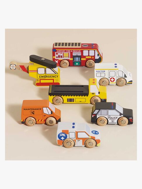 Le Toy Van Rettungshubschrauber & Rettungsfahrzeuge