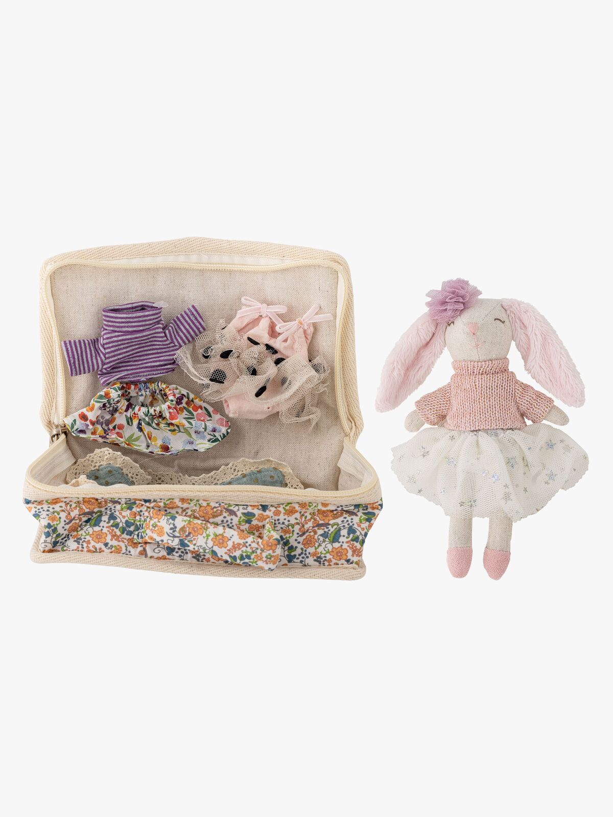 Bloomingville MINI Kaninchen mit Zubehör Milly