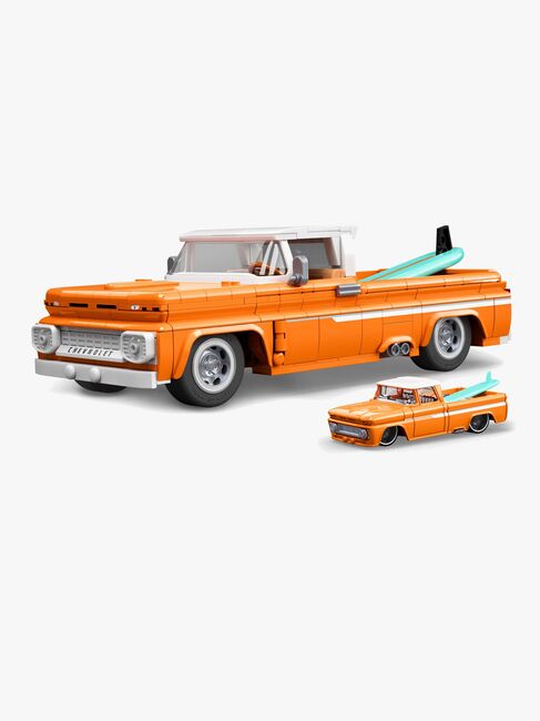 Mattel Brick Shop Hot Wheels Elite Series Brick Shop Hot Wheels Bau-Set Custom ’62 Chevy Pickup 858 Teile