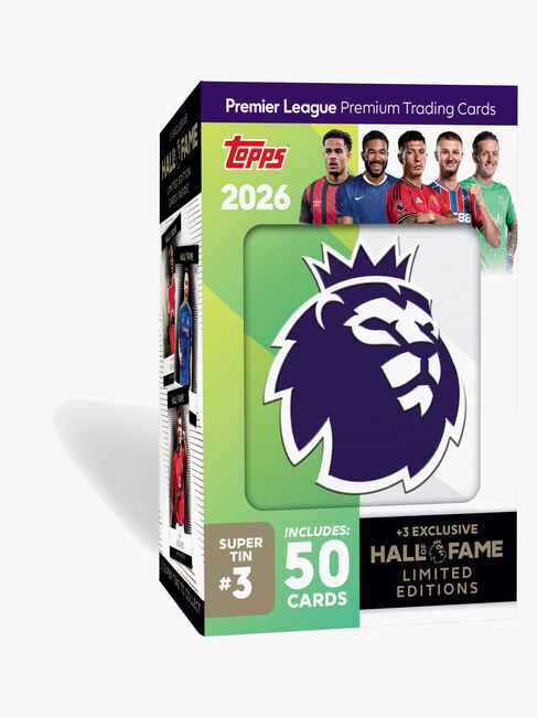 Topps Premier League Sammelkarten Starterset Super Tin 53 Teile